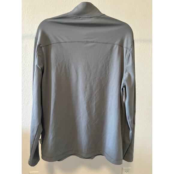 Rorie Whelan Golf 1/4 Zip Pullover Top Grey Mens Size M Medium - Picture 4 of 5